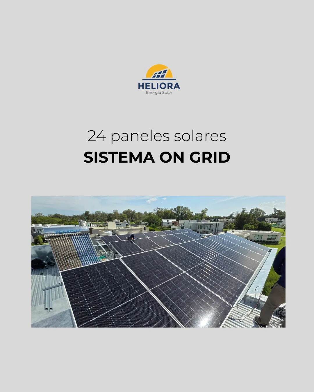 Instalación de 24 paneles solares en Hudson, Buenos Aires - sistema de 10kW para casa grande